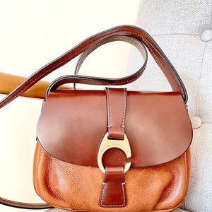 SOLD - Dooney & Bourke Leather Small Flap Crossbody